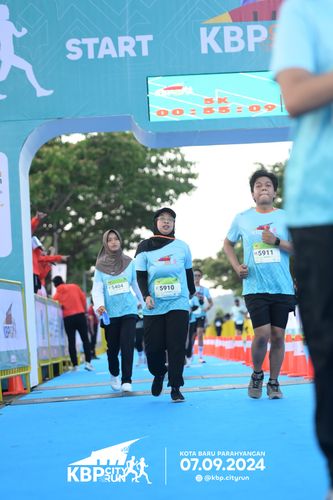Race photo from KBP City Run 2024