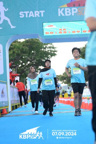 Race photo from KBP City Run 2024
