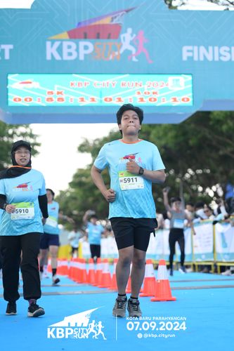 Race photo from KBP City Run 2024