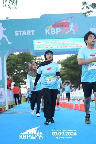 Race photo from KBP City Run 2024