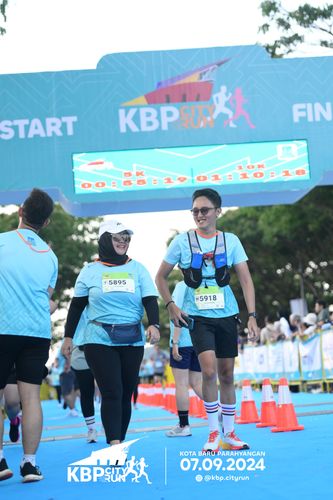 Race photo from KBP City Run 2024