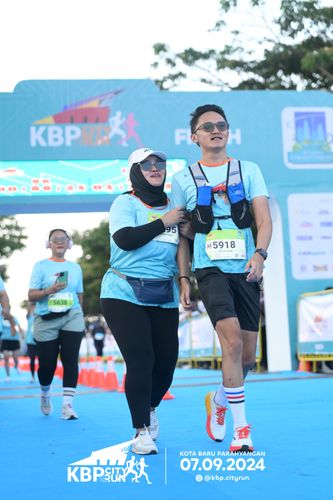 Race photo from KBP City Run 2024