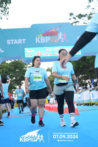 Race photo from KBP City Run 2024