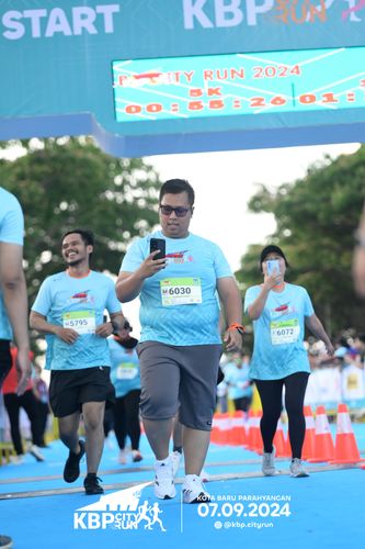 Race photo from KBP City Run 2024