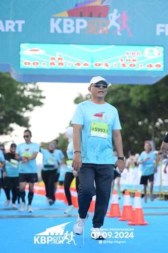 Race photo from KBP City Run 2024
