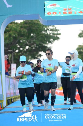 Race photo from KBP City Run 2024