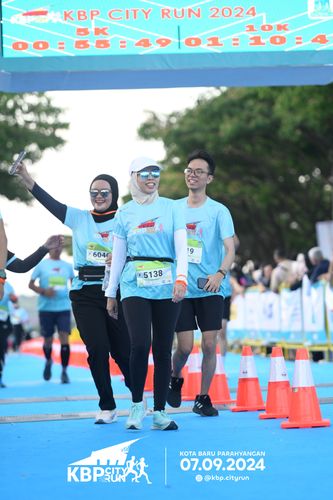 Race photo from KBP City Run 2024