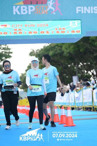 Race photo from KBP City Run 2024