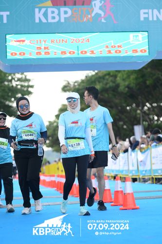 Race photo from KBP City Run 2024