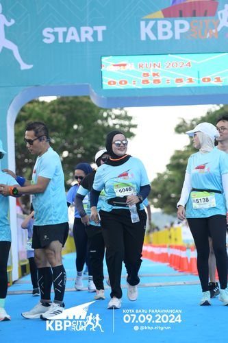 Race photo from KBP City Run 2024