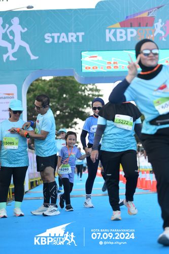 Race photo from KBP City Run 2024