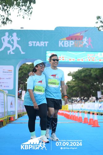 Race photo from KBP City Run 2024