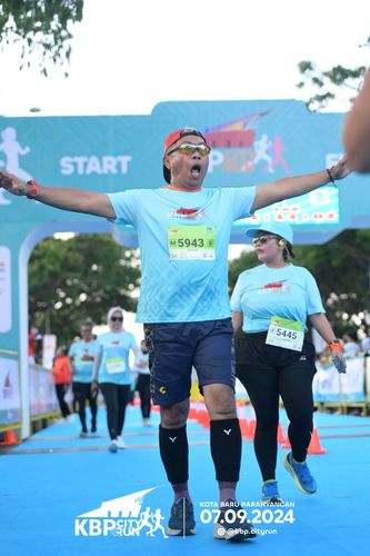 Race photo from KBP City Run 2024