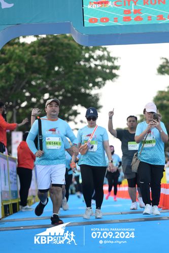 Race photo from KBP City Run 2024