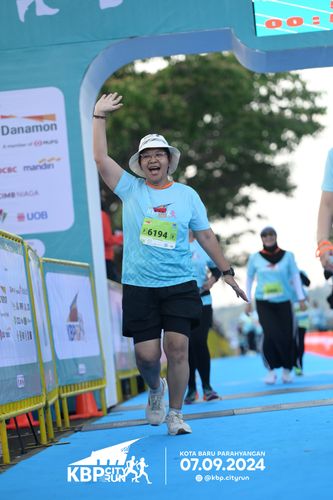 Race photo from KBP City Run 2024