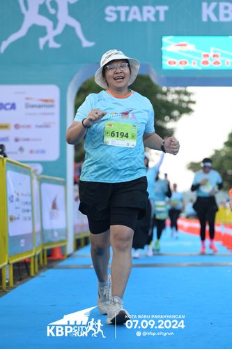Race photo from KBP City Run 2024