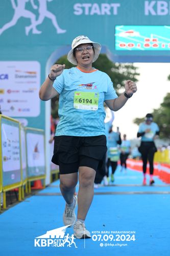 Race photo from KBP City Run 2024