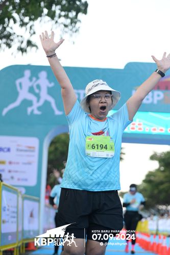 Race photo from KBP City Run 2024