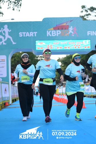 Race photo from KBP City Run 2024