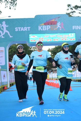Race photo from KBP City Run 2024