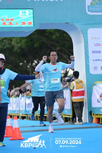 Race photo from KBP City Run 2024