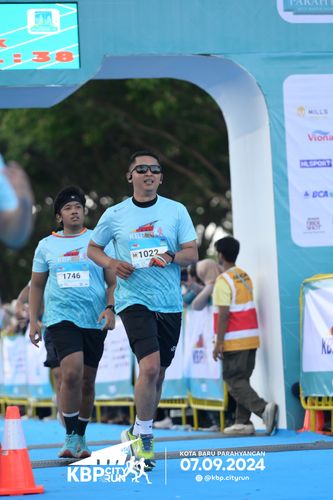 Race photo from KBP City Run 2024