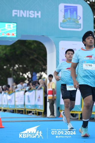 Race photo from KBP City Run 2024