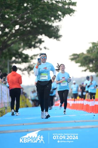 Race photo from KBP City Run 2024