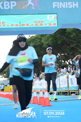 Race photo from KBP City Run 2024