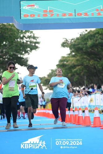 Race photo from KBP City Run 2024