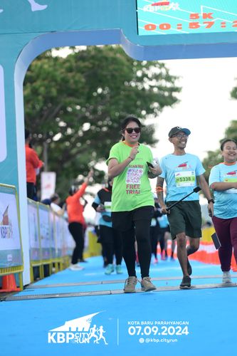 Race photo from KBP City Run 2024