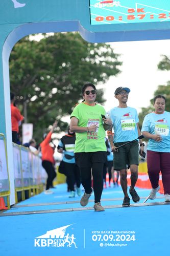 Race photo from KBP City Run 2024