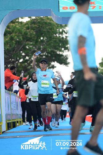 Race photo from KBP City Run 2024