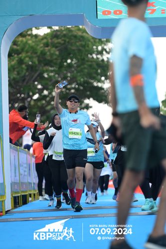 Race photo from KBP City Run 2024