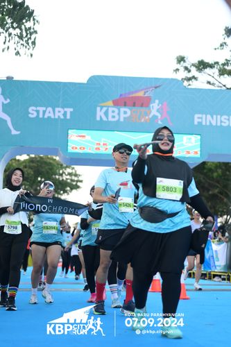 Race photo from KBP City Run 2024