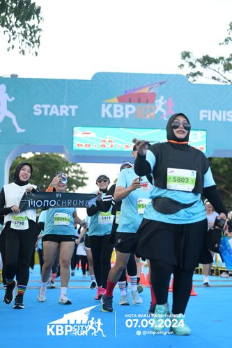 Race photo from KBP City Run 2024