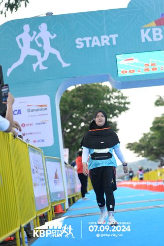 Race photo from KBP City Run 2024