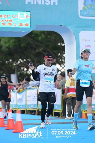 Race photo from KBP City Run 2024