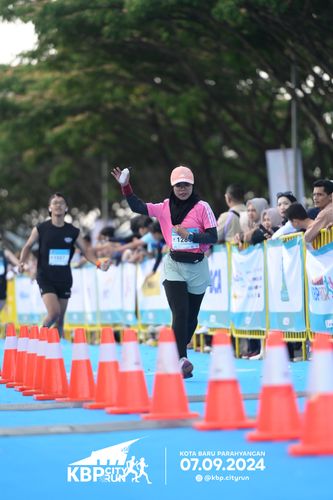 Race photo from KBP City Run 2024