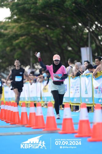 Race photo from KBP City Run 2024