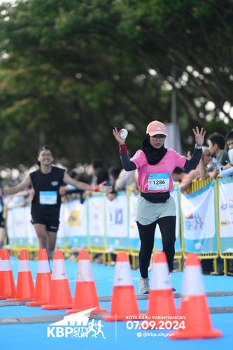 Race photo from KBP City Run 2024