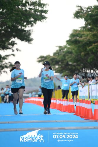 Race photo from KBP City Run 2024