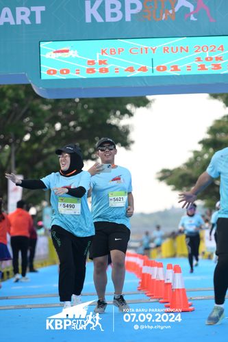 Race photo from KBP City Run 2024