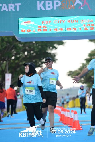 Race photo from KBP City Run 2024