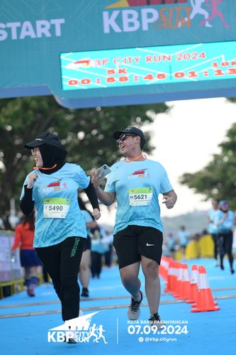 Race photo from KBP City Run 2024
