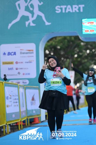 Race photo from KBP City Run 2024