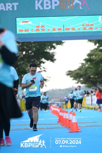 Race photo from KBP City Run 2024