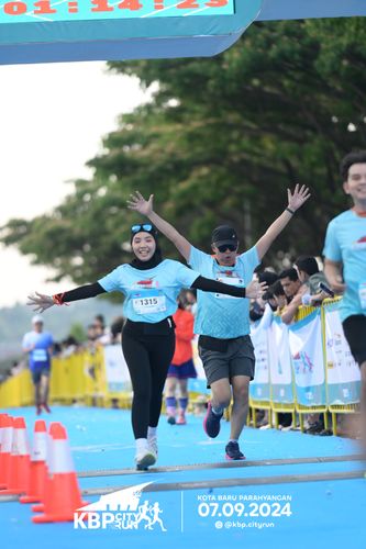 Race photo from KBP City Run 2024