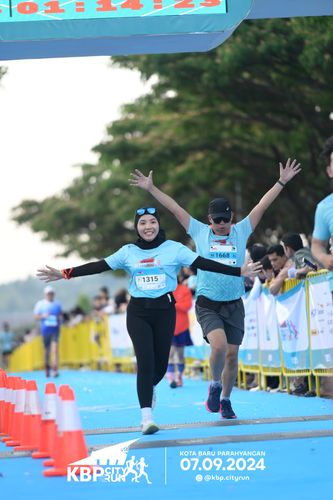 Race photo from KBP City Run 2024