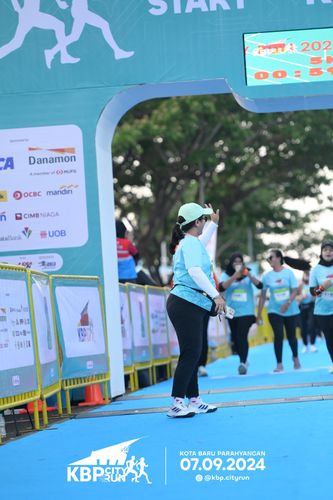 Race photo from KBP City Run 2024